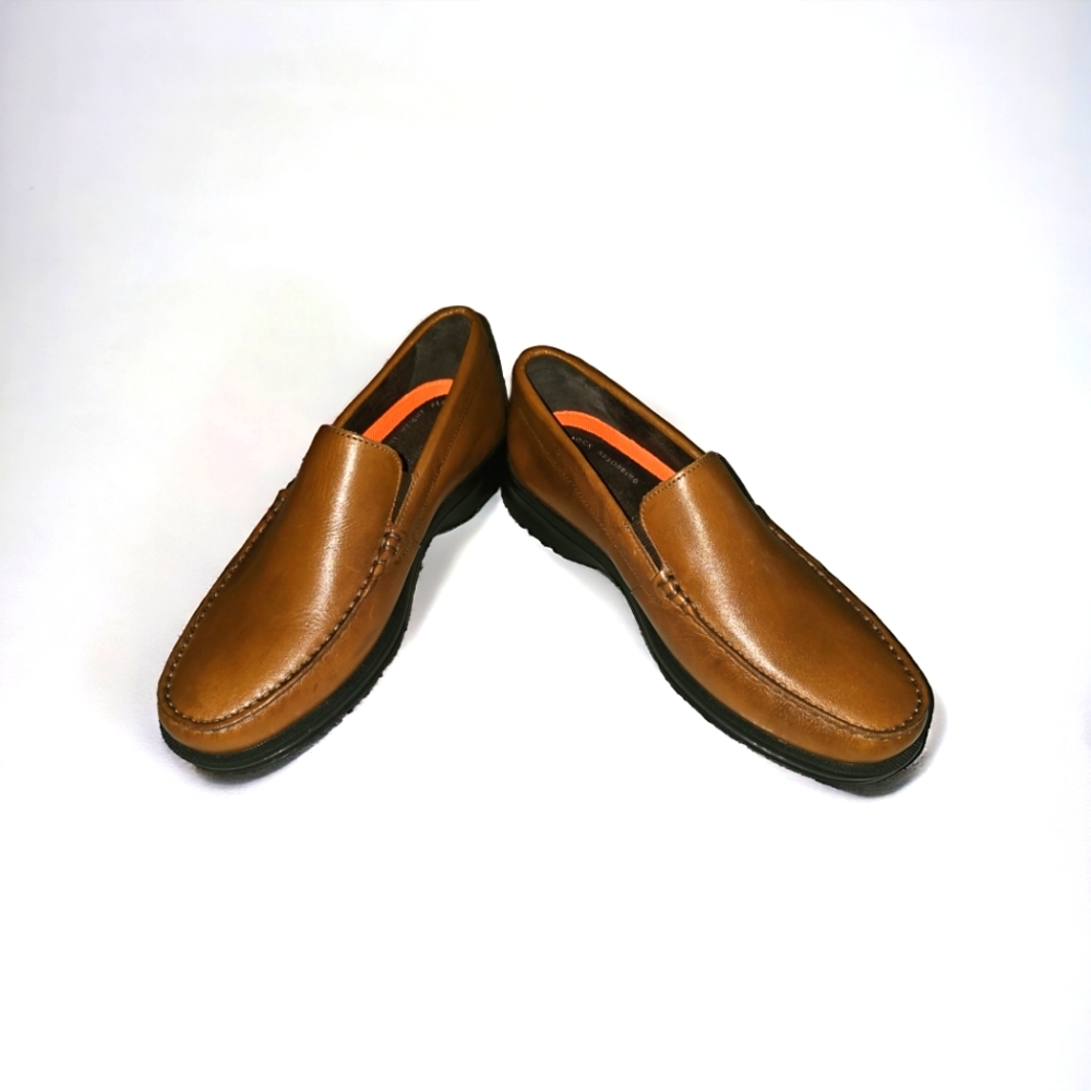Rockport Men's Palmer Venetian Loafer (Color: Cognac Antique) Sz 9 NWOT